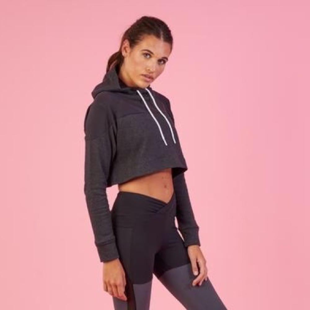 Nikki B x Gymshark Cropped Surface Hoodie